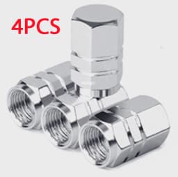 Aluminum Alloy Car Wheel Tire Valve Caps Tyre Rim Stem Covers Airdust Waterproof For Automobiles Motorcycles Trucks Bikes