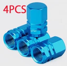 Aluminum Alloy Car Wheel Tire Valve Caps Tyre Rim Stem Covers Airdust Waterproof For Automobiles Motorcycles Trucks Bikes