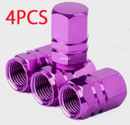 Aluminum Alloy Car Wheel Tire Valve Caps Tyre Rim Stem Covers Airdust Waterproof For Automobiles Motorcycles Trucks Bikes