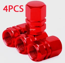 Aluminum Alloy Car Wheel Tire Valve Caps Tyre Rim Stem Covers Airdust Waterproof For Automobiles Motorcycles Trucks Bikes