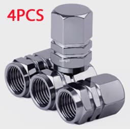 Aluminum Alloy Car Wheel Tire Valve Caps Tyre Rim Stem Covers Airdust Waterproof For Automobiles Motorcycles Trucks Bikes