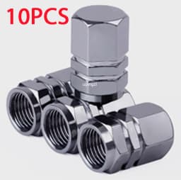 Aluminum Alloy Car Wheel Tire Valve Caps Tyre Rim Stem Covers Airdust Waterproof For Automobiles Motorcycles Trucks Bikes