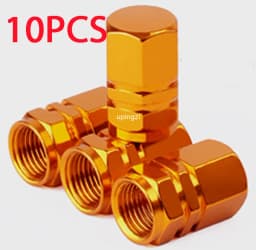 Aluminum Alloy Car Wheel Tire Valve Caps Tyre Rim Stem Covers Airdust Waterproof For Automobiles Motorcycles Trucks Bikes