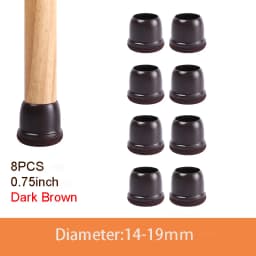 Chair Leg Caps Rubber Feet Protector Stool Table Furniture Leg Cover Non Slip Felt Bottom Pads Round Square Floor Protectors