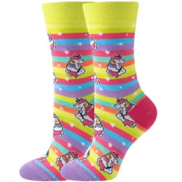 Fashion Colorful Spring Autumn Stocking  Women's Socks  Plant Hedgehog Slothsi Cotton Socks Personality Straight Trendy Socks