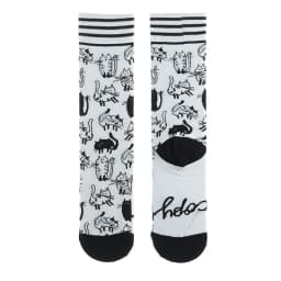 Fashion Colorful Spring Autumn Stocking  Women's Socks  Plant Hedgehog Slothsi Cotton Socks Personality Straight Trendy Socks