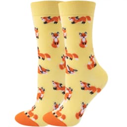 Fashion Colorful Spring Autumn Stocking  Women's Socks  Plant Hedgehog Slothsi Cotton Socks Personality Straight Trendy Socks