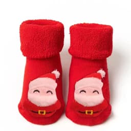 Kids Children's Socks for Girls Boys Non-slip Print Cotton Toddler Baby Christmas Socks for Newborns Infant Short Socks Clothing