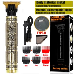 Tondeuse Dragon Vintage T9 Cordless Professional Hair Clippers Electric Trimmers For Men Clipper hair cutting machine Shaver