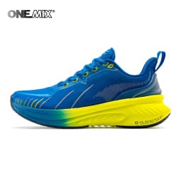 ONEMIX White Road Running Shoes for Men Air Cushion Outdoor Sport Shoes Male Trainers Summer Jogging Shoes Women Footwear