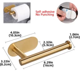 Adhesive Toilet Paper Holder Kitchen Roll Towel Rack Napkin Dispenser Absorbent Stand Tissue Hanger Bathroom Accessories