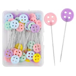 New Dressmaking Pins Embroidery Patchwork Tools Fixed Pin Button Pin Patchwork Pin For Sewing Positioning And DIY 50pcs/100pcs