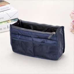 Multifunctional Bi-fold Storage Bag Double Zipper Large Capacity Storage Arrangement Makeup Toiletries Large Classification Bag