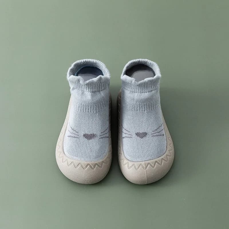 Baby walking shoes with soft soles, anti slip and breathable socks, indoor and outdoor boys and girls odor resistant floor shoes