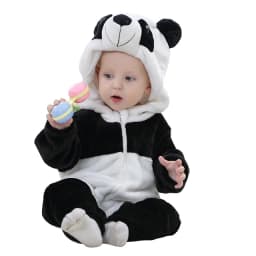 MICHLEY Halloween Winter Baby Rompers Hooded Flannel Toddler Infant Clothes Overall Bodysuits Jumpsuit Costume For Kids Girl Boy