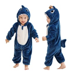 MICHLEY Halloween Winter Baby Rompers Hooded Flannel Toddler Infant Clothes Overall Bodysuits Jumpsuit Costume For Kids Girl Boy