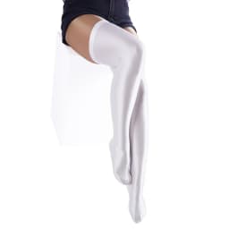 YAULAANG  Shiny Japanese Sexy Stockings Thigh High Over The Knee High Socks for Women Extra Long Thigh high Stockings