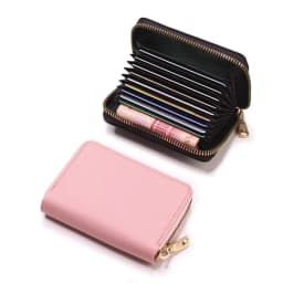 Business Card Holder Wallet Women/men Gray Bank/ID/Credit Card Holder 20 Bits Card Wallet PU Leather Protects Case Coin Purse