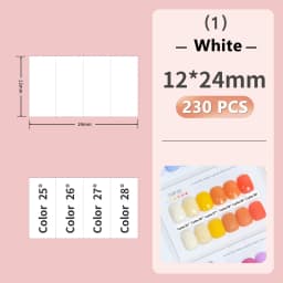 Niimbot D11/D101/D110 Mini Portable Printer White Tape Sticker Papers Waterproof  Anti-Oil No Glue Thermal Label Printer New