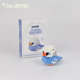 Moe Bird series building block toys assembly, table ornaments, children's educational toys, suitable for boys and girls Christma