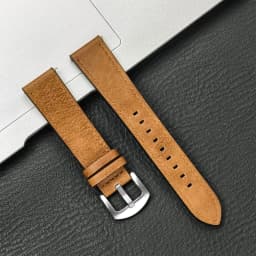 20mm 22mm Leather Strap for Samsung Galaxy Watch 7/6/5/4 40 44mm Gear Band Vintage Bracelet for Xiaomi Redmi Watch 3 Lite/Active